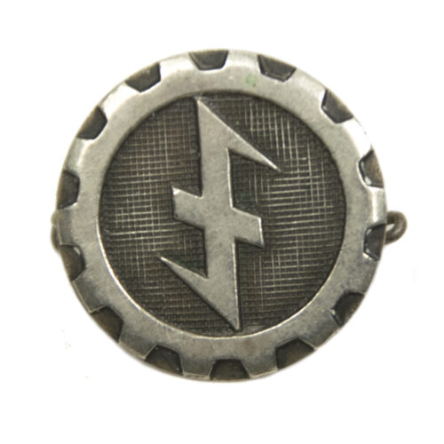 (NSB) Nederlandsche Arbeitsfront (NAF) memberbadge second model