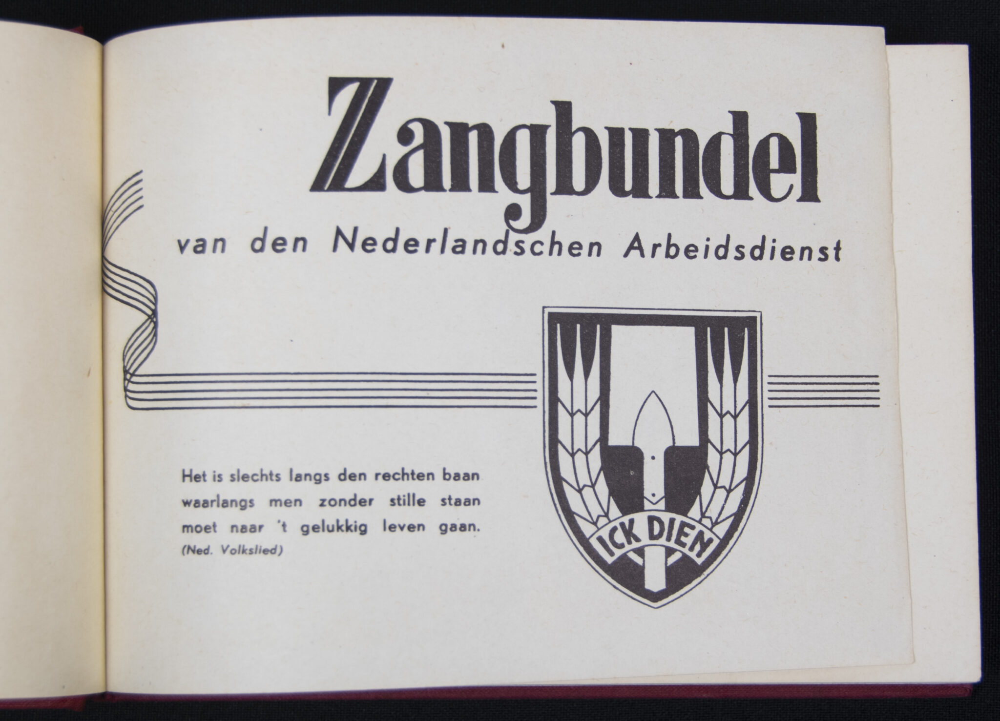 Nederlandsche Arbeidsdienst (NAD) Zangbundel (1942)