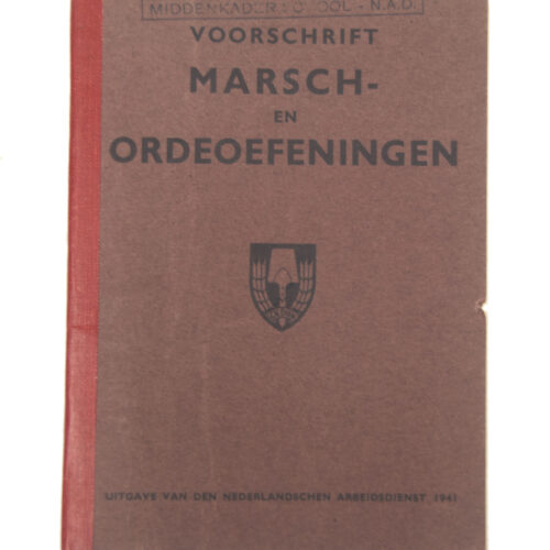 Nederlandsche Arbeidsdienst (NAD)Voorschrift Marsch- en Ordeoefeningen (1943)