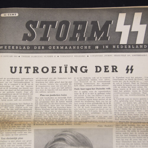 (Newspaper) Storm SS – Derde Jrg. Nr. 41 – 15 januari 1943