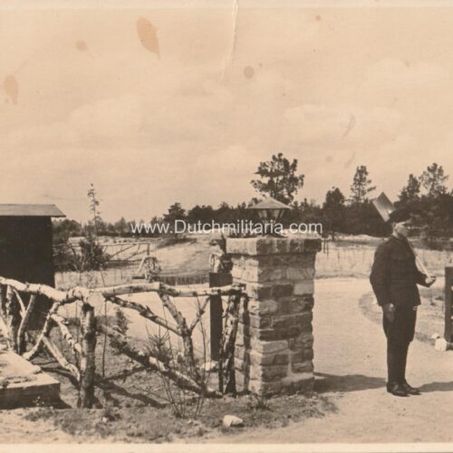 (Postcard) Nederlandsche Arbeidsdienst (NAD) - Ingang N.A.D. Kamp