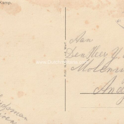 (Postcard) Nederlandsche Arbeidsdienst (NAD) - Ingang N.A.D. Kamp