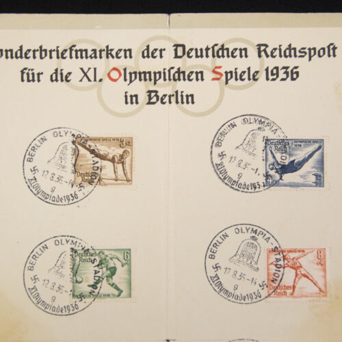 (Stamps) Sondermarken der Deutschen reichspost für die XI Olympischen Spiele 1936 in Berlin