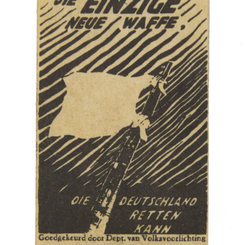 (Mini resistence flyer / sticky seal) Die einzige neue Waffe die Deutschland retten kann