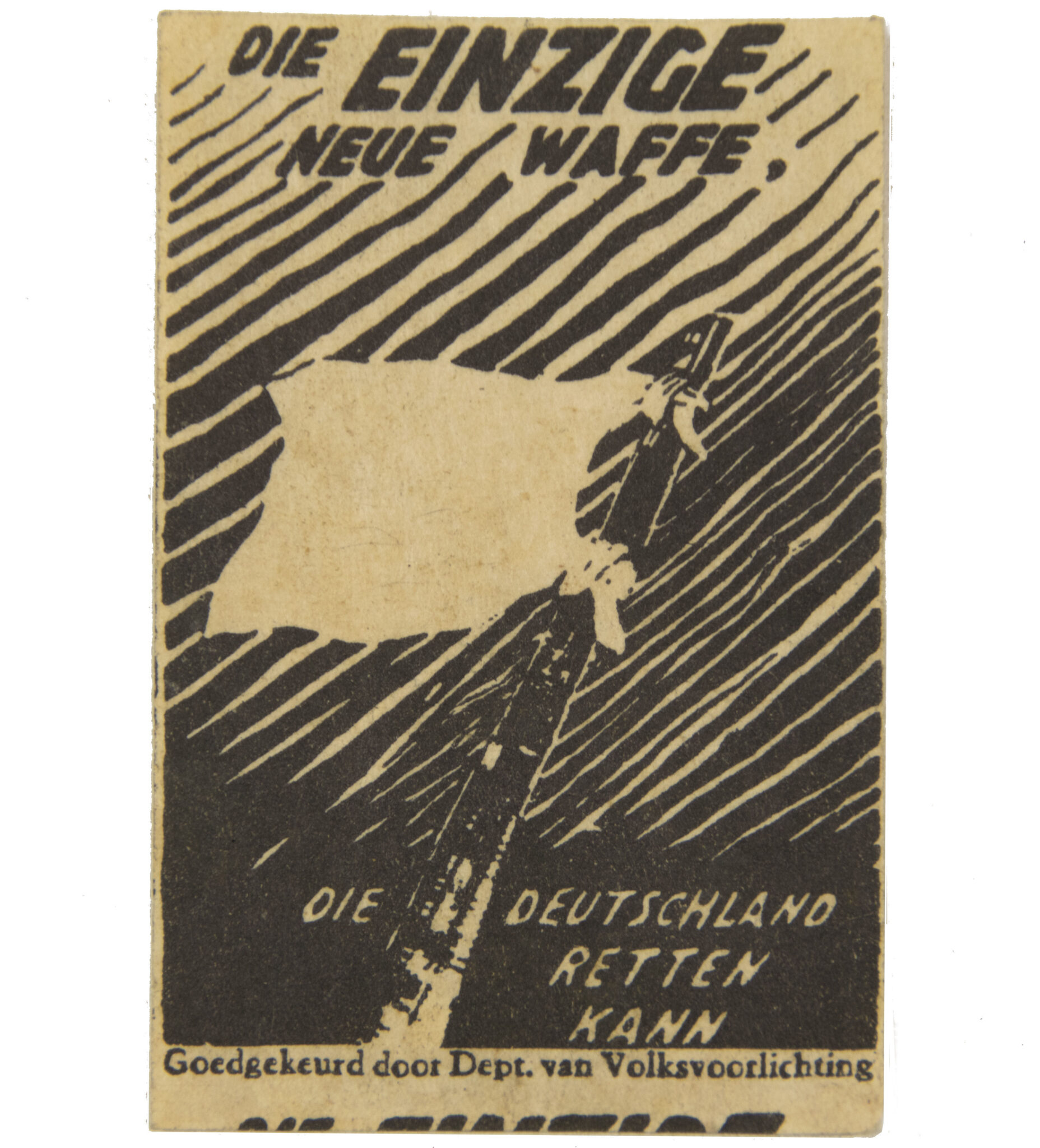 (Mini resistence flyer / sticky seal) Die einzige neue Waffe die Deutschland retten kann