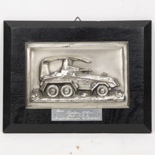 Wehrmacht (Heer) Schwerer Panzerspähwagen plakette