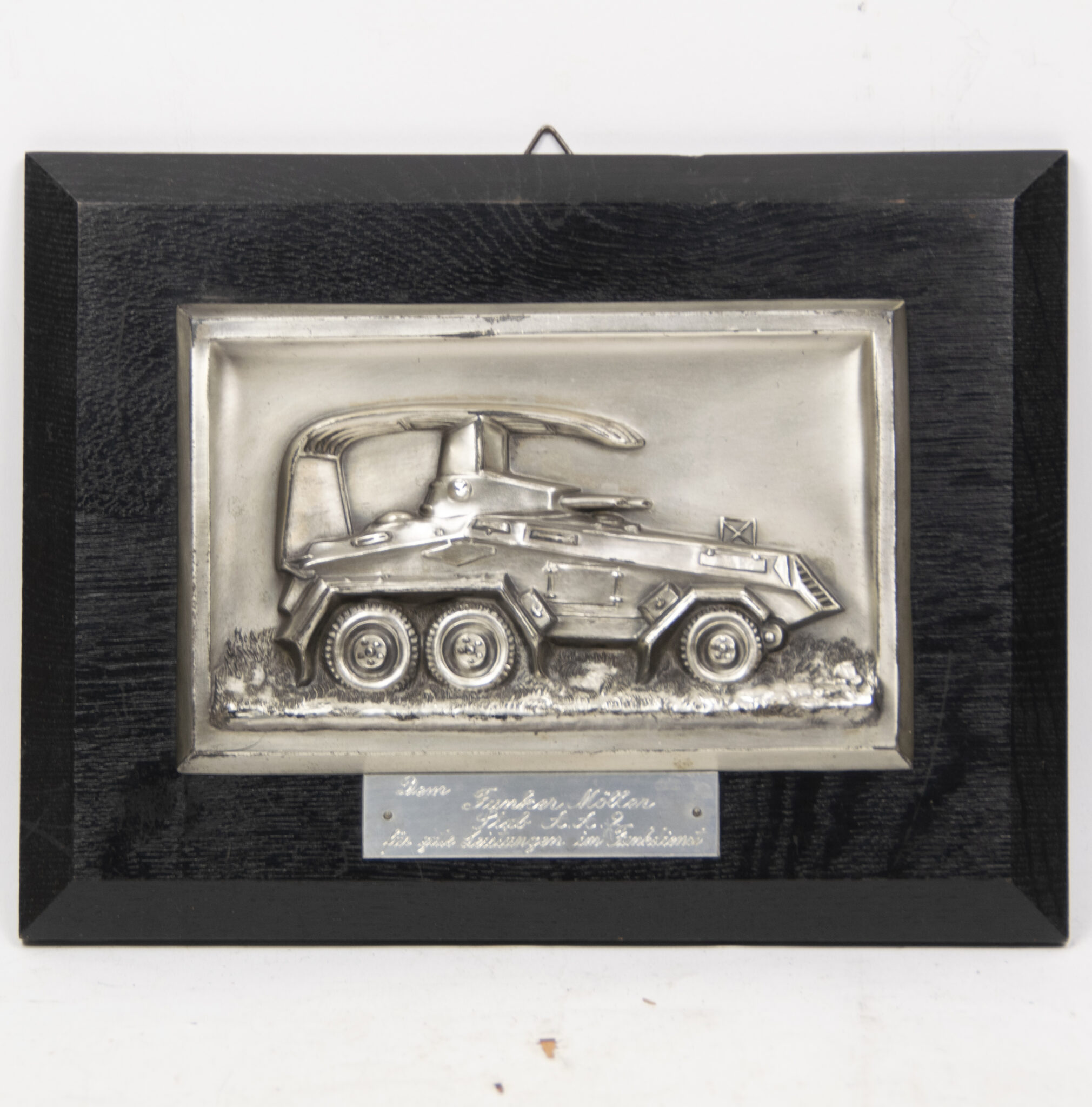 Wehrmacht (Heer) Schwerer Panzerspähwagen plakette (2) Wehrmacht (Heer) Schwerer Panzerspähwagen plakette