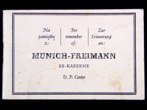 (Booklet) SS-Kaserne Münich-Freiman - RARE