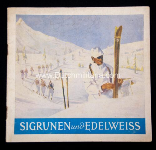 (Brochure SS) Gebirgstruppen der Waffen-SS - Sigrunen und Edelweiss - EXTREMELY RARE!!!