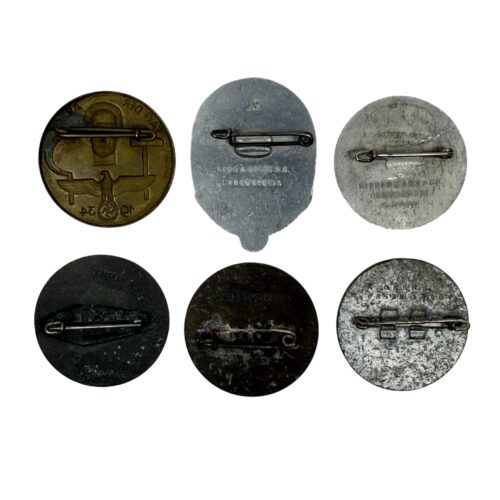 Tag der Arbeit abzeichen - complete serie 1934-1939