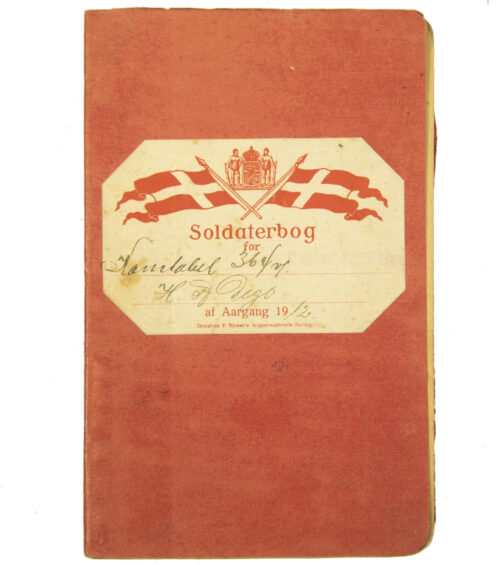 Danish Soldbuch from 1912