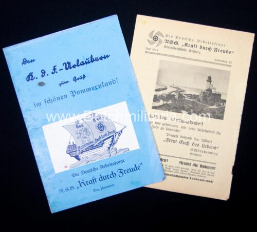 (Flyer) KDF 0 Mit K.D.F. Urlauben zum Grüss im schönen Pommerland