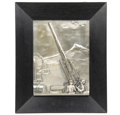 Large Flak Flugabwehrkanone plaque (38x31 cm)