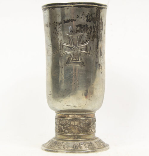 Luftwaffe (LW) Ehrenpokal to Feldwebel William Schwarz Kampfgeschwader 100