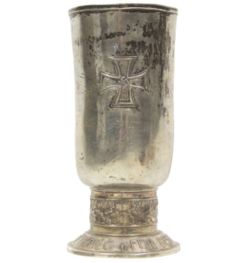 Luftwaffe (LW) Ehrenpokal to Feldwebel William Schwarz Kampfgeschwader 100