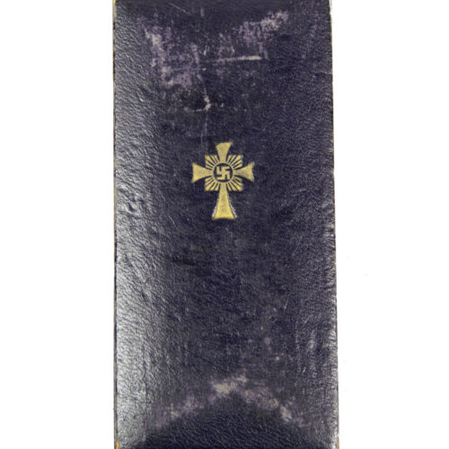 Mutterkreuz gold etui (Maker Ziemer & Söhne, Oberstein)