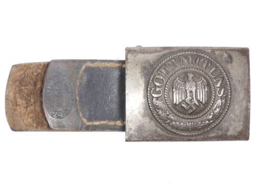 Wehrmacht (Heer) buckle + tab (Maker B. Haarmann Ludenscheid 1940)