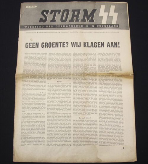 (Newspaper) Storm SS – Derde Jrg. Nr. 47 – 25 Februari 1944