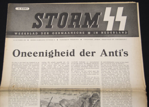 (Newspaper) Storm SS – Tweede Jrg. Nr. 28 – 15 October 1943