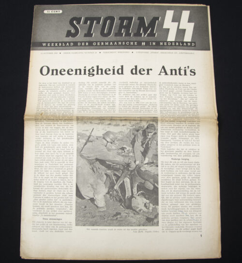 (Newspaper) Storm SS – Tweede Jrg. Nr. 28 – 15 October 1943