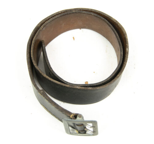 Officers Zweidorn Belt Buckle with belt (named) (110 cm)