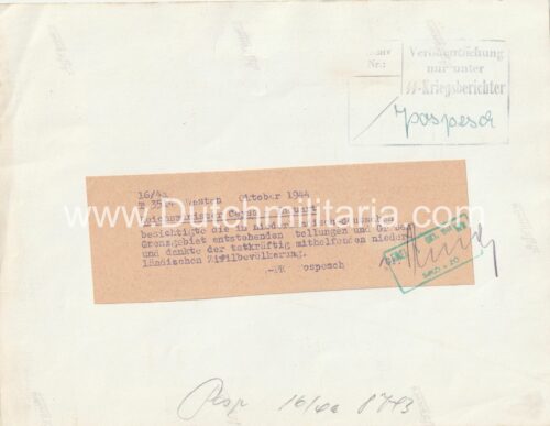 (Photo SS) Reichsminister Seyss-Inquart (1944)