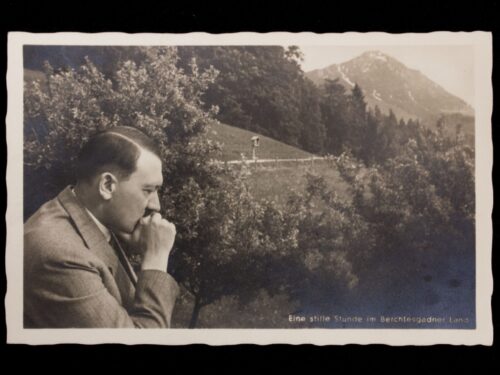 (Postcard) Adolf Hitler - Eine stille Stunde im Berchtesgadner Land
