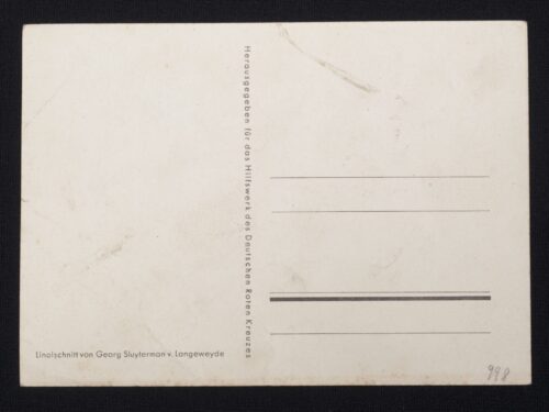 (Postcard) Adolf Hitler - Wer leben will Der Kämpfe also ...