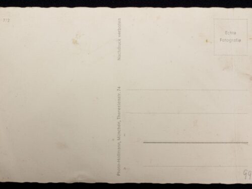 (Postcard) Hitler with local Bavarian girl