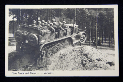 (Postcard) Über Stock und Stein - - Vorwärts