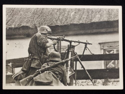 (Postcard) - Unsere Waffen-SS Sowjet-Widerstandsnest wird Niederkämpft