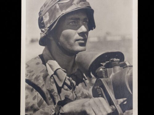 (Postcard) Waffen-SS Am Messgerät