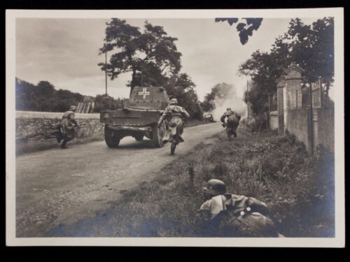 (Postcard) Waffen-SS Dem Feind entgegen