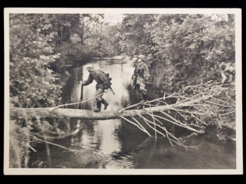 (Postcard) Waffen-SS Spähtrupp