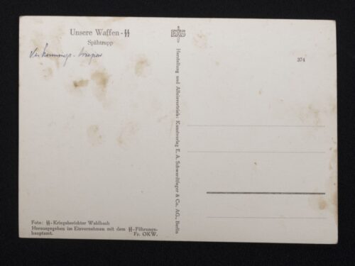 (Postcard) Waffen-SS Spähtrupp
