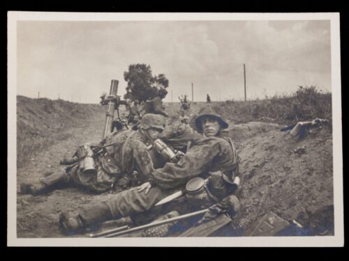(Postcard) Waffen-SS vor dem Angriff