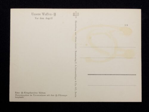 (Postcard) Waffen-SS vor dem Angriff