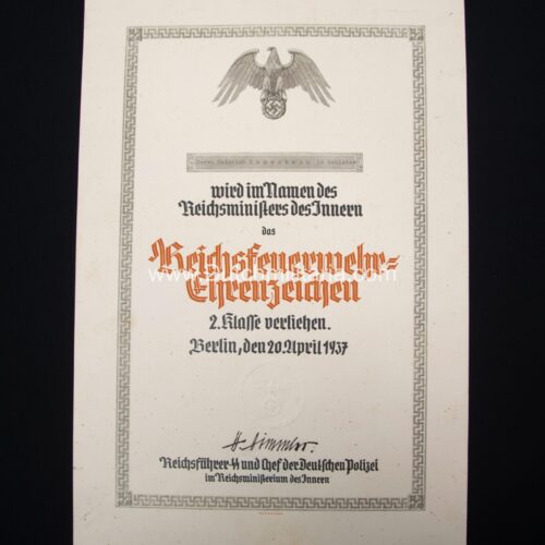Reichsfeuerwehr-Ehrenzeichen 2. Klasse