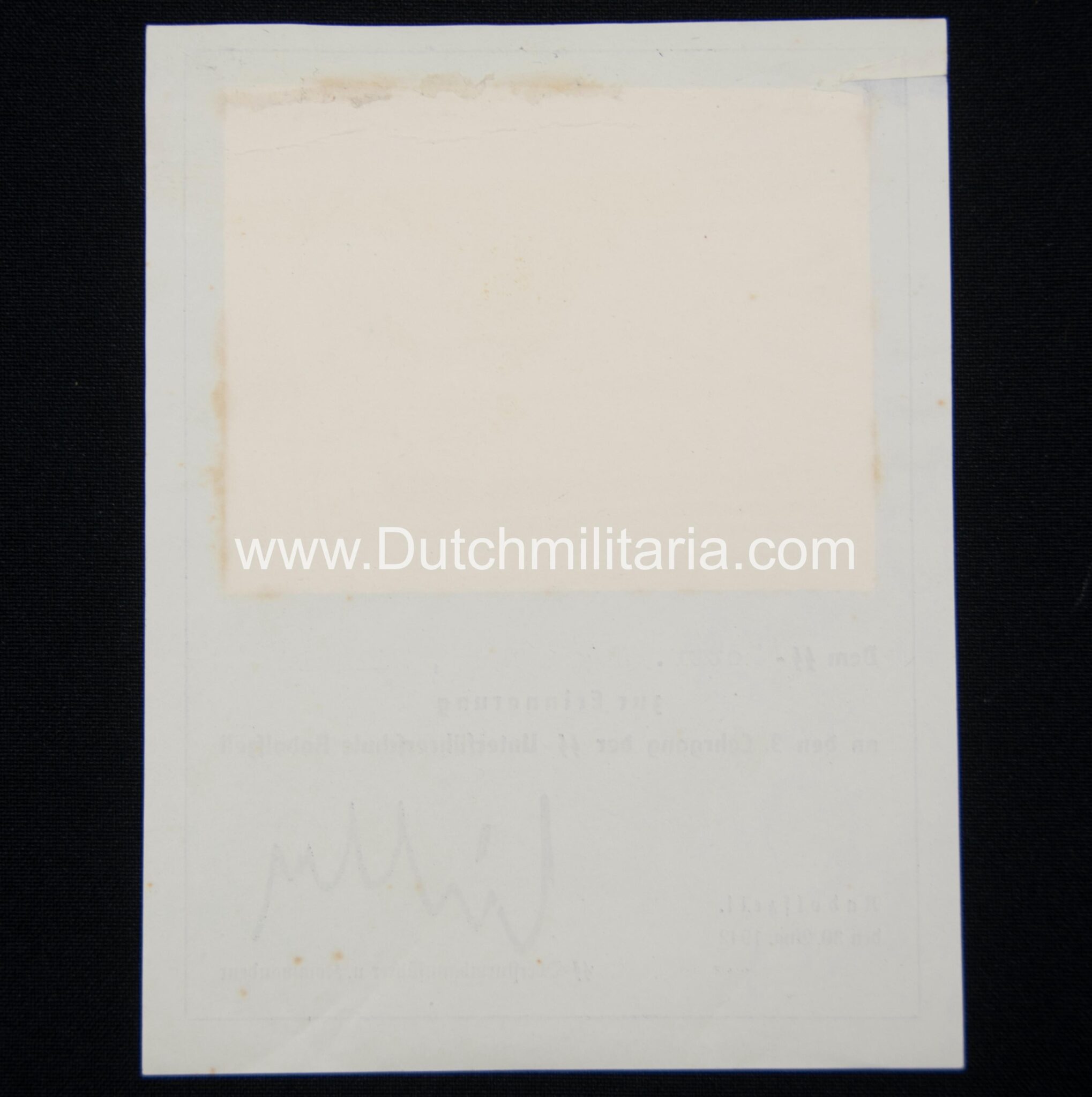 SS-Rottf. Jauns zur Erinnerung an den 3. Lehrgang der SS-Unterführerschule Radolfzell (1942)