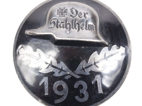 Stahlhelmbund Diensteintrittabzeichen 1931 (Hallmarked 935 silver)