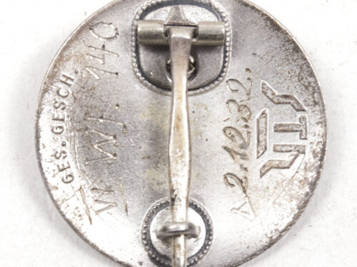Stahlhelmbund Diensteintrittabzeichen 1932