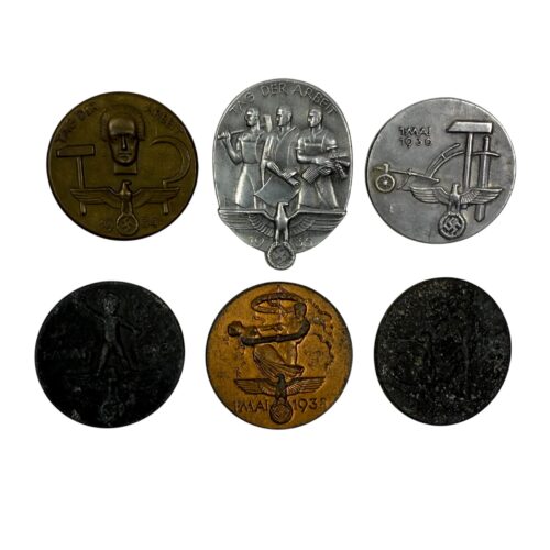 Tag der Arbeit abzeichen - complete serie 1934-1939
