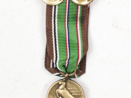 (USA) Miniature European, African, Middle EWastern Campaign medal