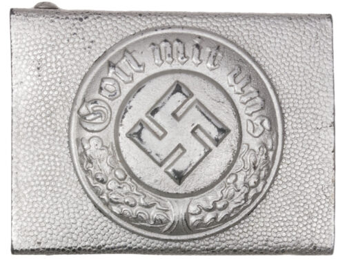 WWII steel Polizei parade buckle