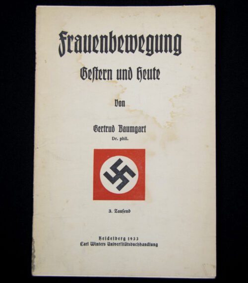 (brochure) Frauenbewegung Gestern und Heute (1933) - RARE