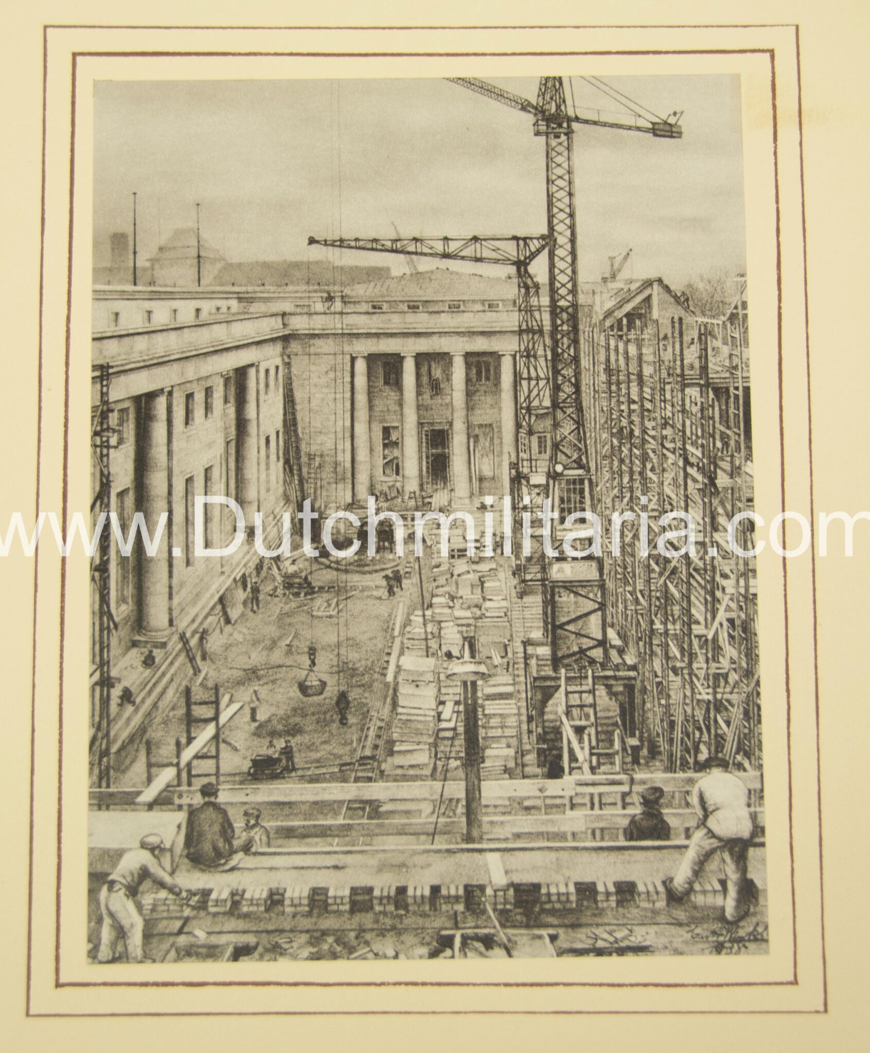 (Art map) Einweihung des Neubaues der Reichskanzlei Berlin Januar 1939 - Image 19