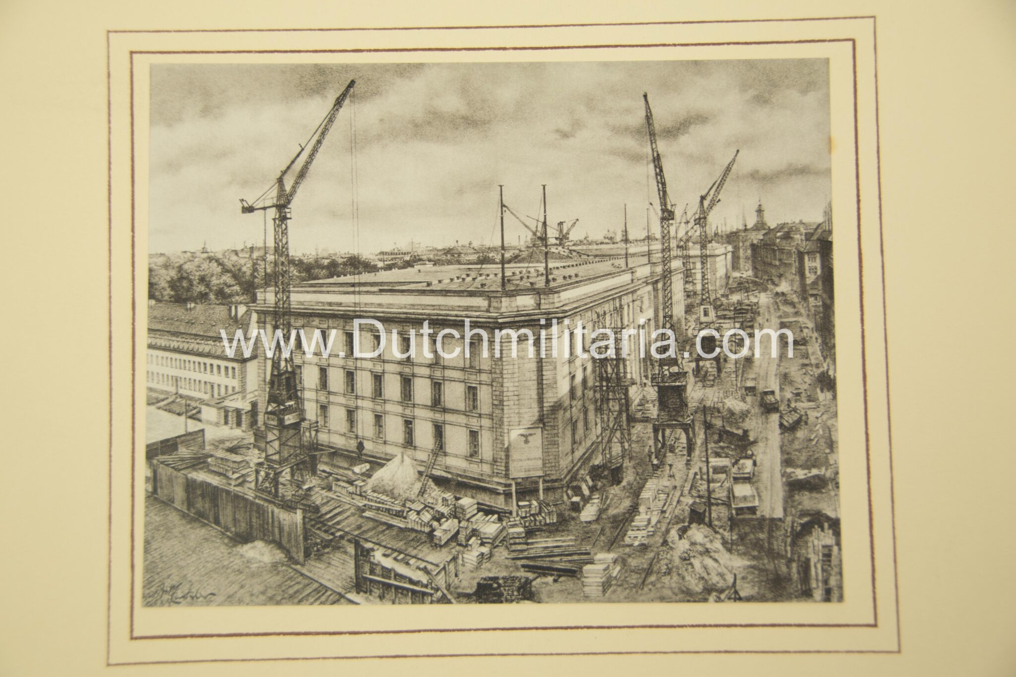 (Art map) Einweihung des Neubaues der Reichskanzlei Berlin Januar 1939 - Image 21