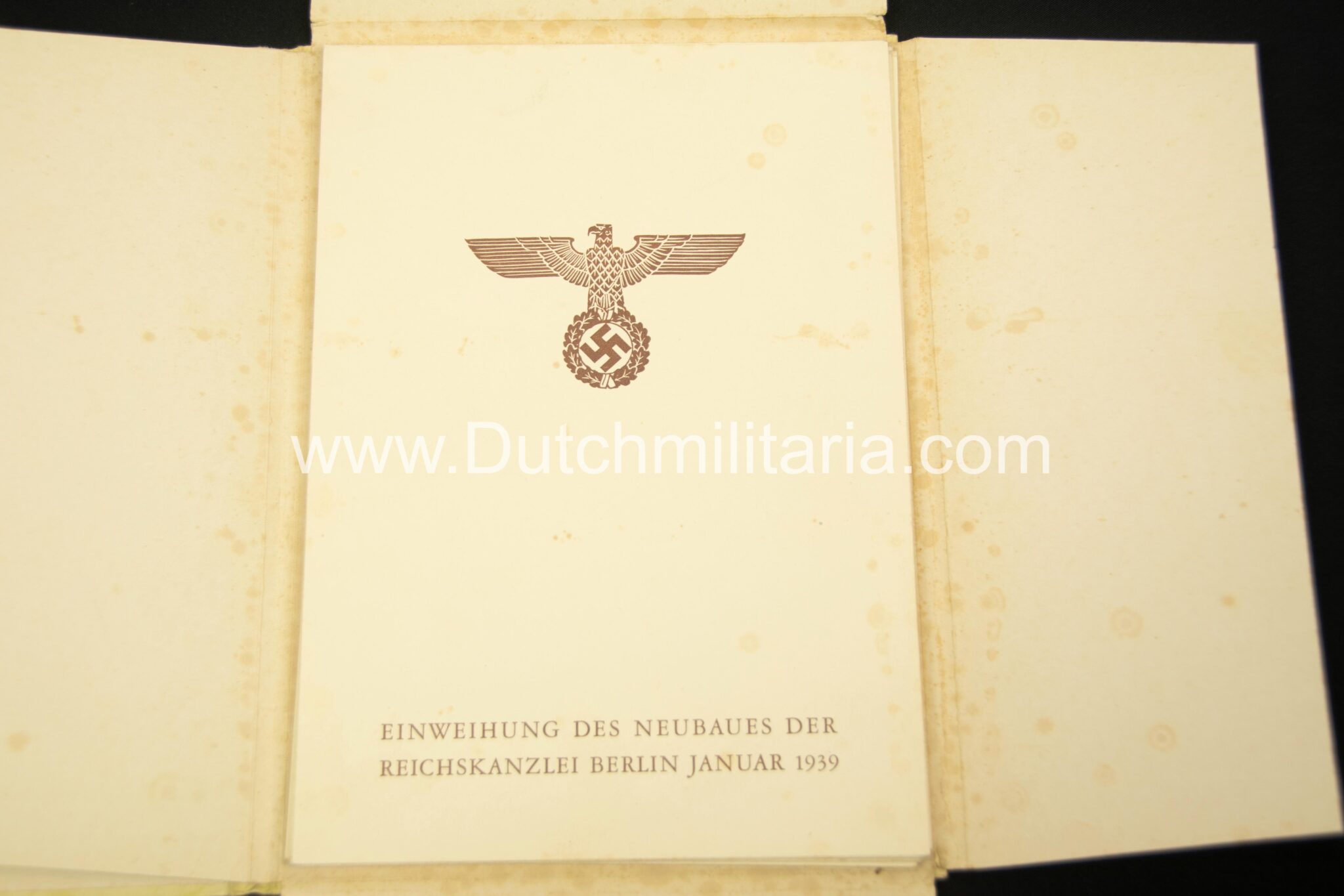 (Art map) Einweihung des Neubaues der Reichskanzlei Berlin Januar 1939