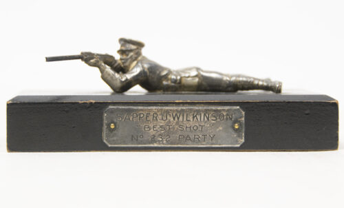 Brittish desk paper weight Sapper U Wilkinson Best Shot