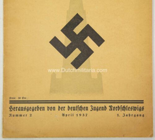 (Brochure) Deutsche Jugend Nordschleswigs - Junge Front 1. Jahrgang - Nummer 2 - Very rare
